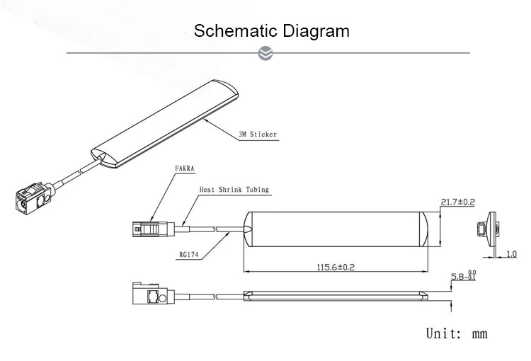 High Performance GSM LTE 3G 4G Antenna Signal Booster Communication Antenna Indoor 5g Antenna for Iot Terminal